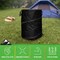 Wakeman Round Collapsible Trash Can, Black, 600D, 3.5S steel wire, 22 in, 4 PK 75-CMP1151 - alternate 5